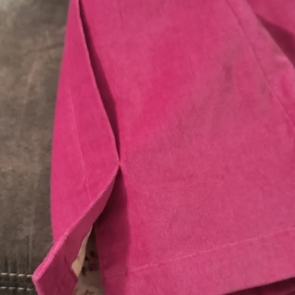 george Pink Little Girl Velour Coat For 24 monts - Picture 12 of 13